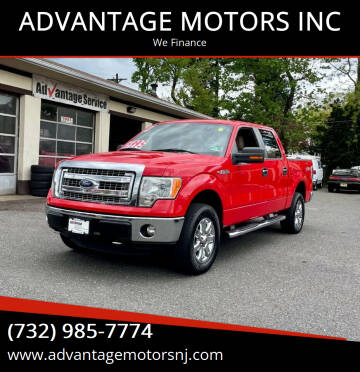 2014 Ford F-150 for sale at ADVANTAGE MOTORS INC in Edison NJ