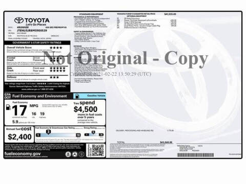 2021 Toyota 4Runner SR5 Premium