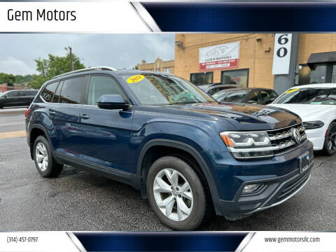 2018 Volkswagen Atlas for sale at Gem Motors in Saint Louis MO