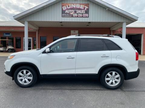 2012 Kia Sorento for sale at Sunset Auto Sales in Paragould AR
