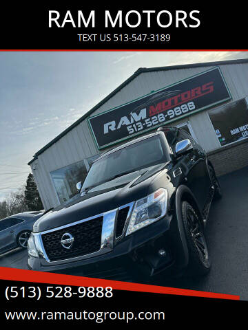 2017 Nissan Armada for sale at RAM MOTORS in Cincinnati OH