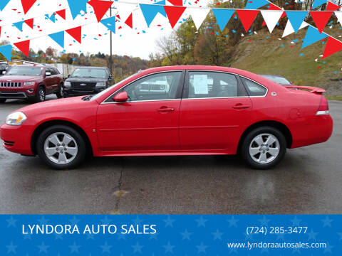 2009 Chevrolet Impala for sale at LYNDORA AUTO SALES in Lyndora PA