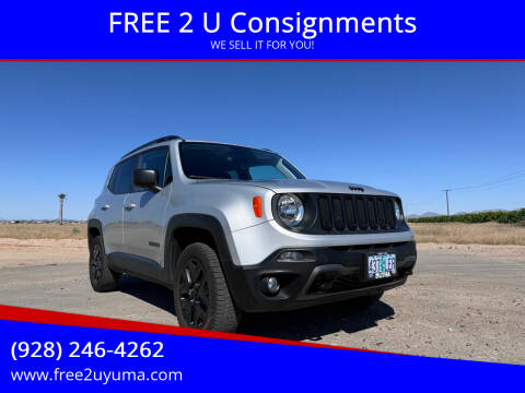 2018 Jeep Renegade for sale at FREE 2 U Consignments in Yuma AZ