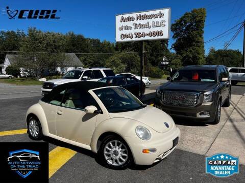 2005 Volkswagen New Beetle Convertible for sale at Auto Network of the Triad in Walkertown NC