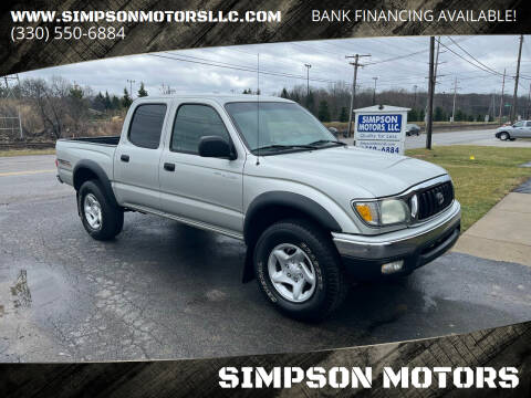 2004 Toyota Tacoma for sale at SIMPSON MOTORS in Youngstown OH