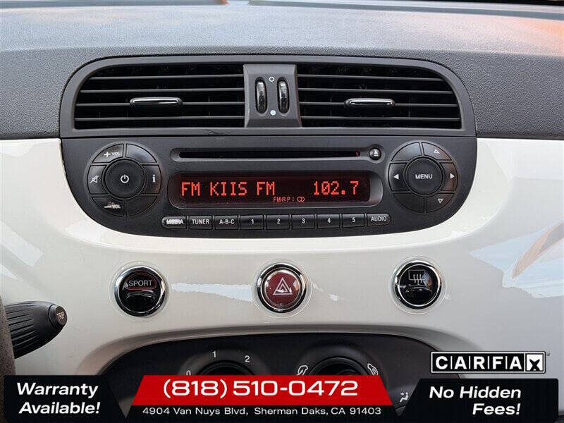 2015 FIAT 500 Sport