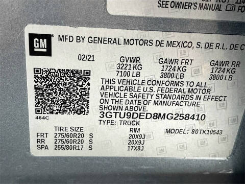 2021 GMC Sierra 1500