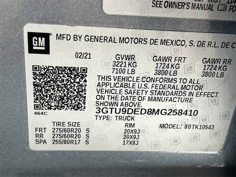 2021 GMC Sierra 1500