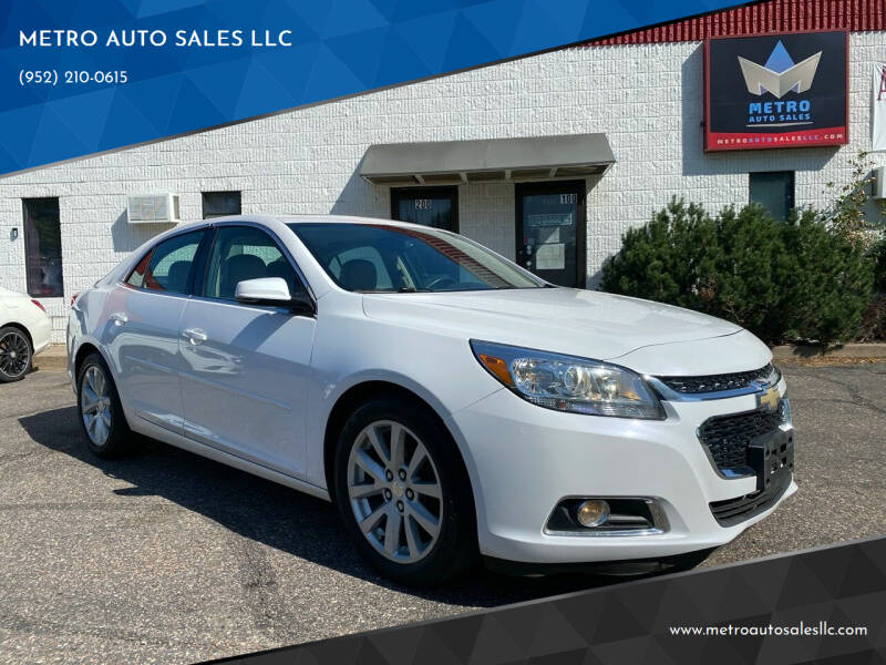 2015 Chevrolet Malibu for sale at METRO AUTO SALES LLC in Lino Lakes MN