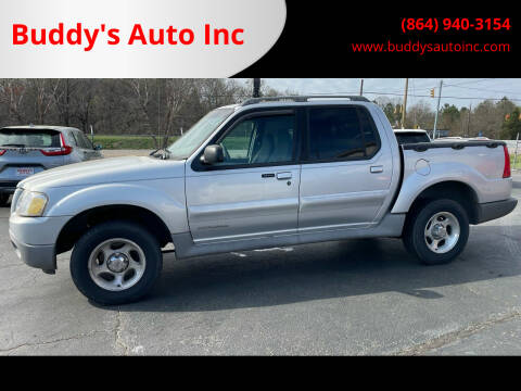 2002 Ford Explorer Sport Trac for sale at Buddy's Auto Inc in Pendleton SC