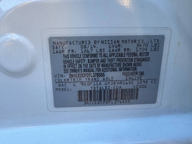 2015 Nissan Versa Note SV