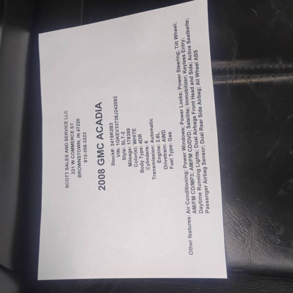 2008 GMC Acadia SLT-2