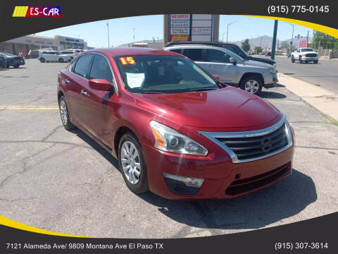 2015 Nissan Altima for sale at Escar Auto in El Paso TX