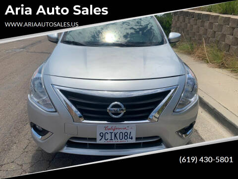 2016 Nissan Versa for sale at Aria Auto Sales in El Cajon CA