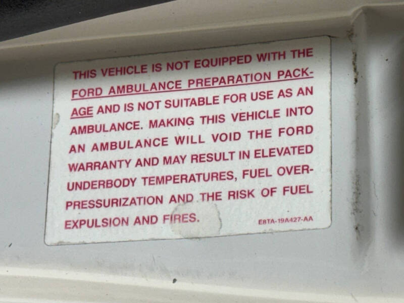 2001 Ford E-Series E-350 SD XLT