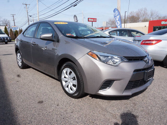 2016 Toyota Corolla for sale at East Providence Auto Sales in East Providence RI