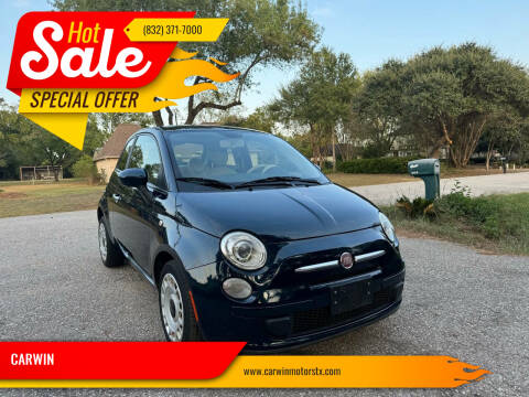 2013 FIAT 500 for sale at CARWIN in Katy TX