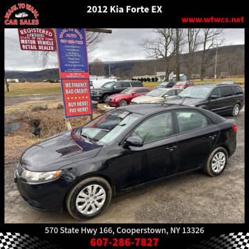 2012 Kia Forte for sale at Wahl to Wahl Car Sales in Cooperstown NY