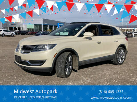 2016 Lincoln MKX for sale at Midwest Autopark in Kansas City MO