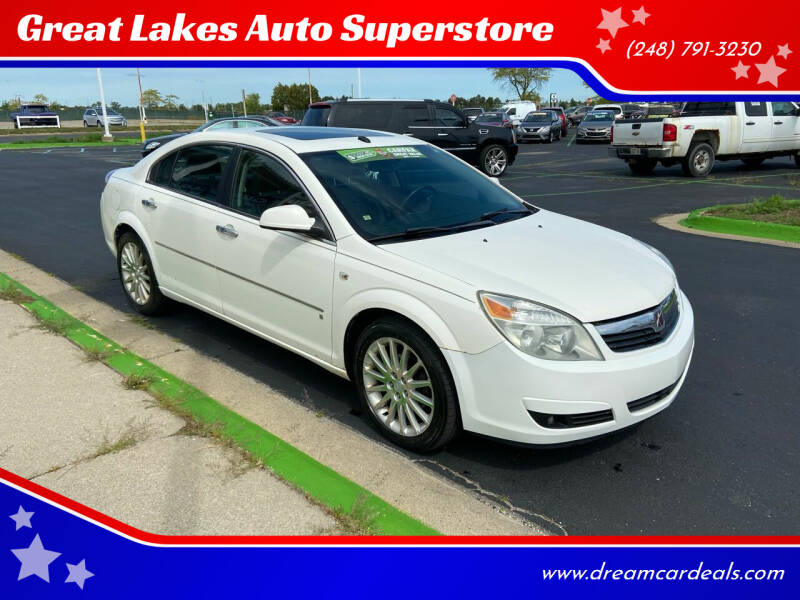 2007 Saturn Aura for sale at Great Lakes Auto Superstore in Waterford Township MI