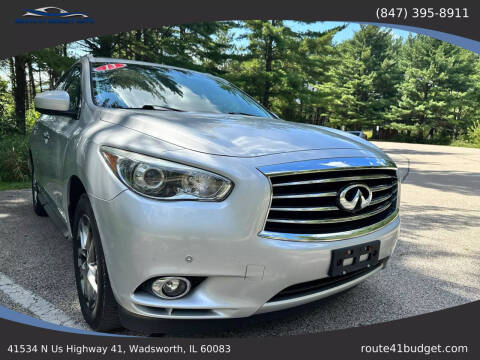 2013 Infiniti JX35 for sale at Route 41 Budget Auto in Wadsworth IL