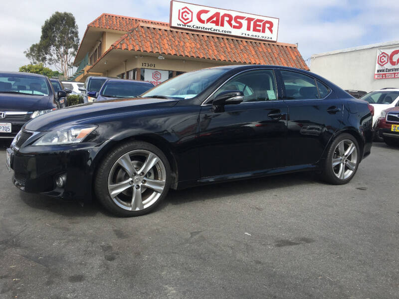 2012 Lexus IS 250 for sale at CARSTER in Huntington Beach CA