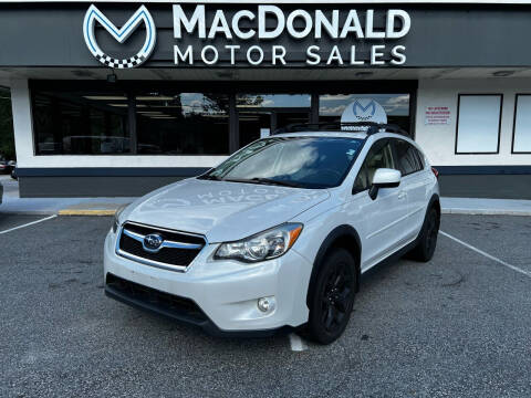 2013 Subaru XV Crosstrek for sale at MacDonald Motor Sales in High Point NC