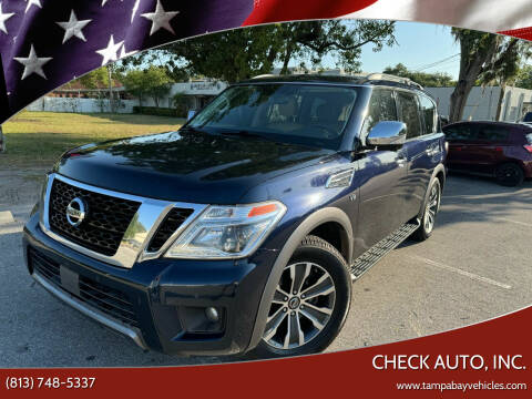 2019 Nissan Armada for sale at CHECK AUTO, INC. in Tampa FL