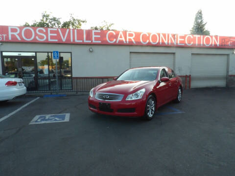 2009 Infiniti G37 Sedan for sale at ROSEVILLE CAR CONNECTION in Roseville CA