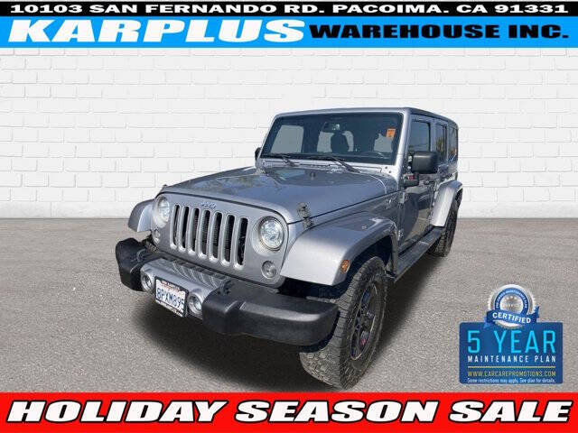 2018 Jeep Wrangler JK Unlimited for sale at Karplus Warehouse in Pacoima CA