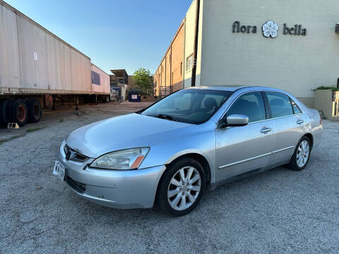 2006 Honda Accord for sale at Dynasty Auto in Dallas TX