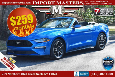 2020 Ford Mustang for sale at Import Masters in Great Neck NY