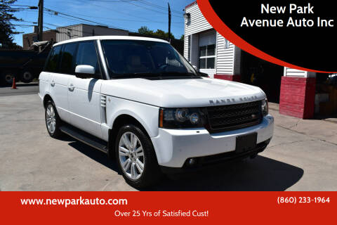 2012 Land Rover Range Rover for sale at New Park Avenue Auto Inc in Hartford CT