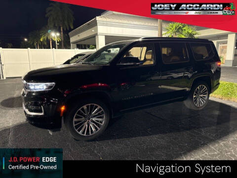 2023 Jeep Grand Wagoneer for sale at PHIL SMITH AUTOMOTIVE GROUP - Joey Accardi Chrysler Dodge Jeep Ram in Pompano Beach FL