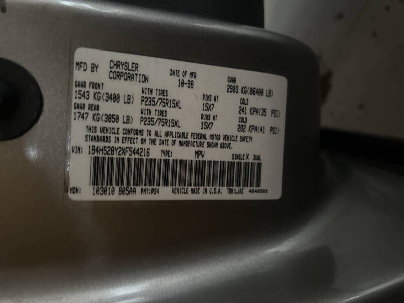 1999 Dodge Durango SLT