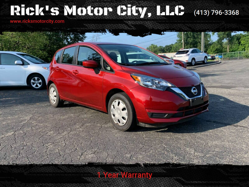 2019 Nissan Versa Note for sale at Rick's Motor City, LLC in Springfield MA