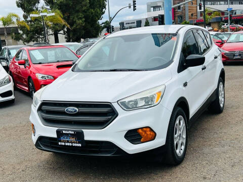 2017 Ford Escape for sale at MotorMax in San Diego CA
