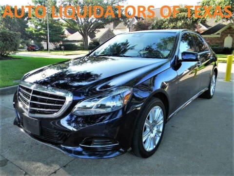 2014 Mercedes-Benz E-Class for sale at AUTO LIQUIDATORS OF TEXAS in Richmond TX