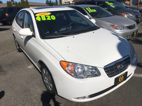 2007 Hyundai Elantra for sale at Bayview Motor Club, LLC in Seatac WA