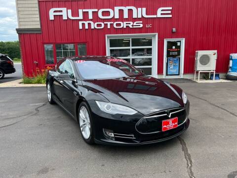 2015 Tesla Model S for sale at AUTOMILE MOTORS in Saco ME