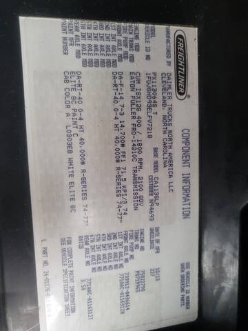 2014 Freightliner Cascadia