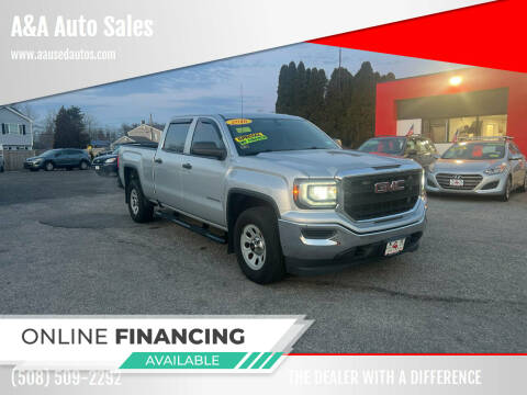2016 GMC Sierra 1500 for sale at A&A Auto Sales in Fairhaven MA