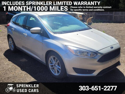 2018 Ford Focus for sale at Sprinkler Used Cars in Longmont CO
