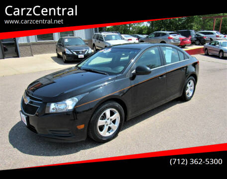 2012 Chevrolet Cruze for sale at CarzCentral in Estherville IA