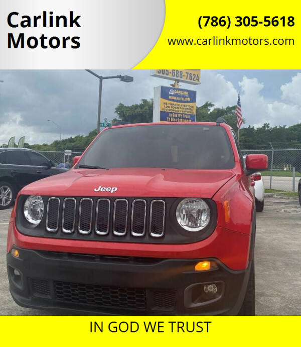 2016 Jeep Renegade for sale at Carlink Motors in Miami FL
