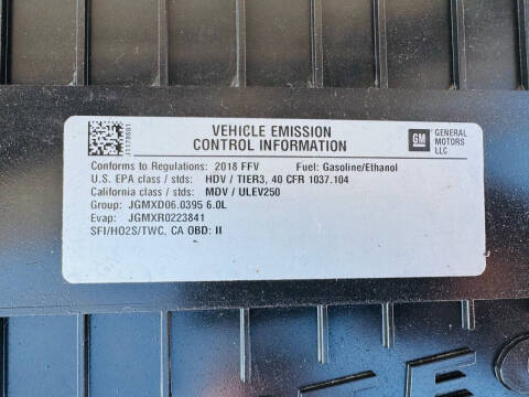 2018 Chevrolet Express 2500