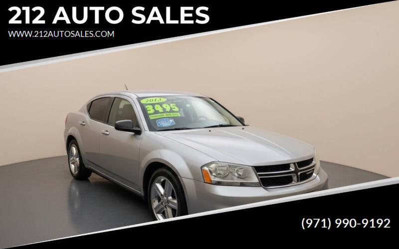 2013 Dodge Avenger SE