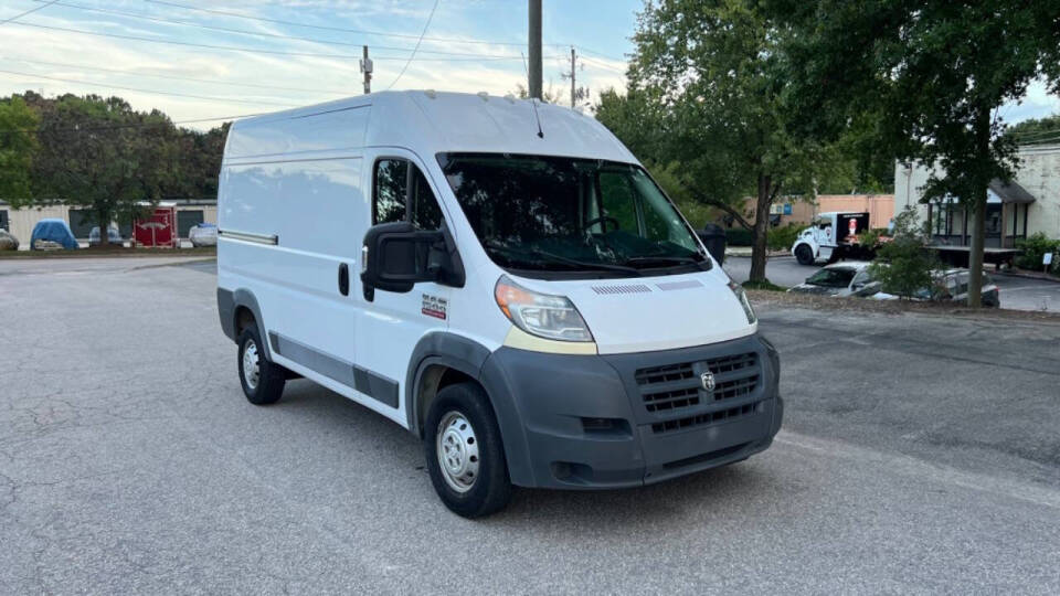 2016 Ram ProMaster for sale at East Auto Sales LLC in Raleigh, NC