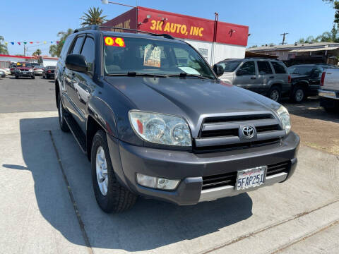 2004 Toyota 4Runner for sale at 3K Auto in Escondido CA