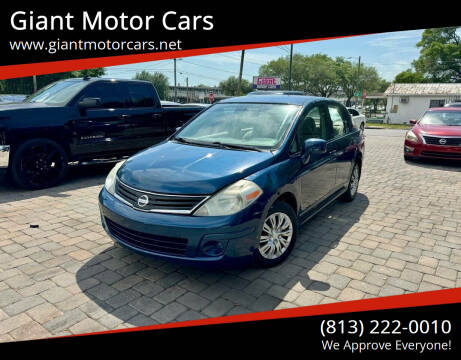 2010 Nissan Versa for sale at Giant Motor Cars in Tampa FL